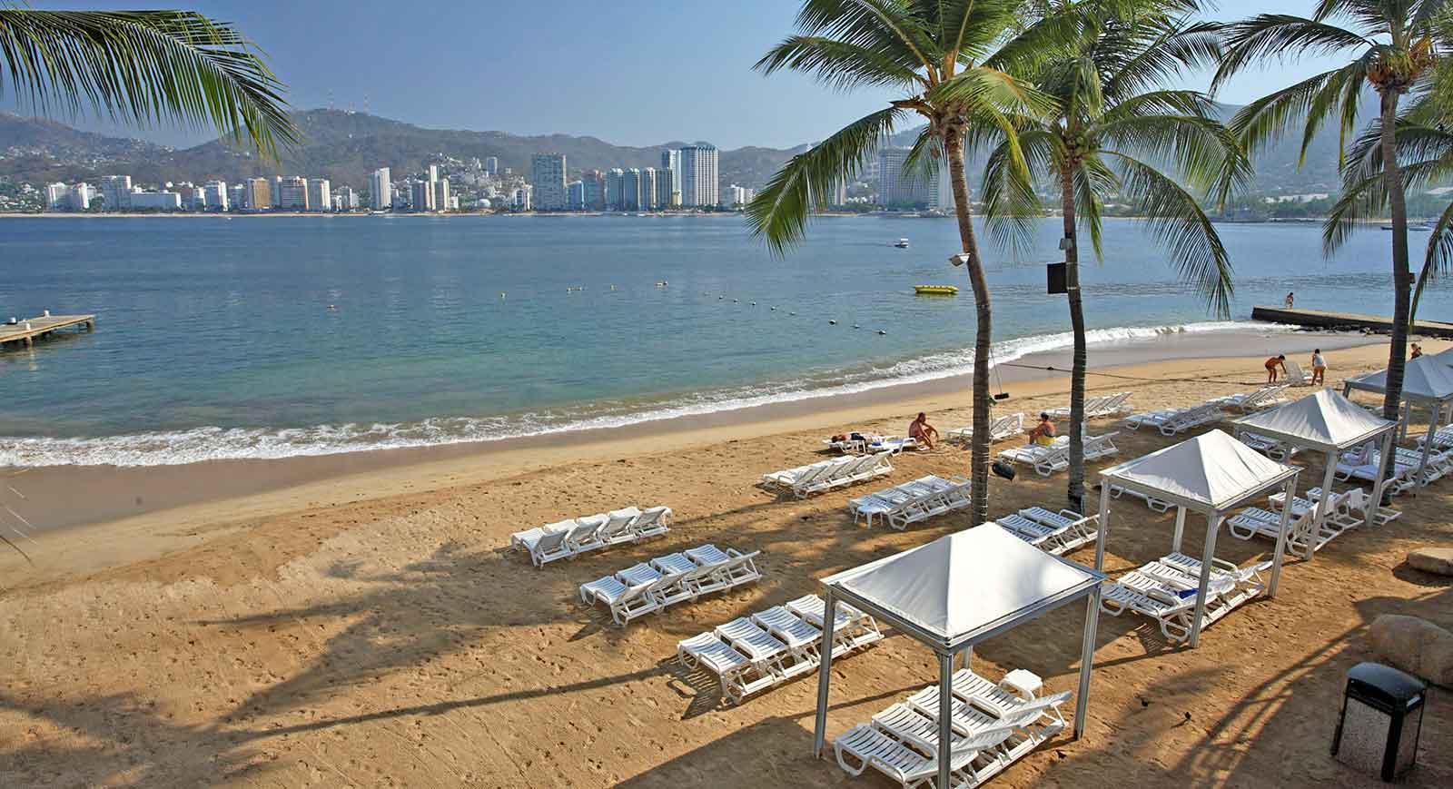 Ritz Acapulco All Inclusive Экстерьер фото View of the beach